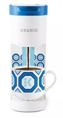 Photo 1 of Keurig K-Mini Basic Jonathan Adler Limited Edition Single-Serve K-Cup Pod Coffee Maker - White