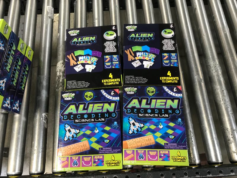 Photo 1 of Alien decoding science lab kit 4 pack bundle