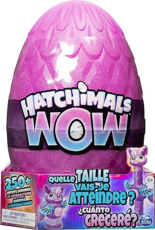 Photo 1 of HATCHIMALS 6046989 WOW, Llalacorn 32 Inch (81.3 cm) Tall Interactive Hatchimal with Re-Hatchable Egg (Styles May Vary), Multicolour
