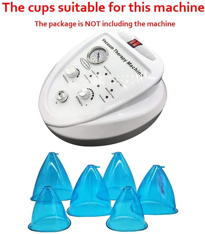 Photo 2 of Vacuum Cupping Machine Accessories, Premium XL Cupping Vacuum Suction Cups For Body Shape Massage Machine, 1 Pair Cupping-Therapy Sets (180ML)
