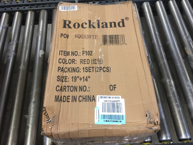 Photo 5 of Rockland 2-Piece Wheeled Luggage Set, Red,