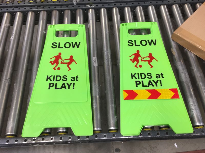 Photo 1 of 2 Pk Children at play signs 