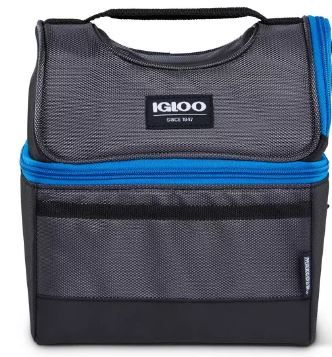 Photo 1 of 2 Pack Igloo MaxCold Playmate Gripper Classic Molded Lunch Bag