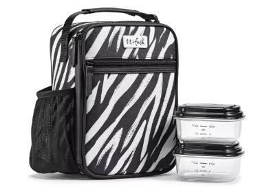 Photo 1 of Fit & Fresh Thayer Lunch Tote - Zebra Print and Fulton Bag Co. Upright Lunch Bag