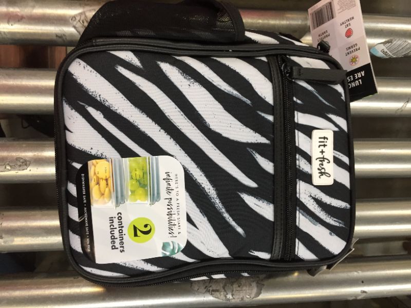 Photo 1 of Fit & Fresh Thayer Lunch Tote - Zebra Print and Fulton Bag Co. Upright Lunch Bag