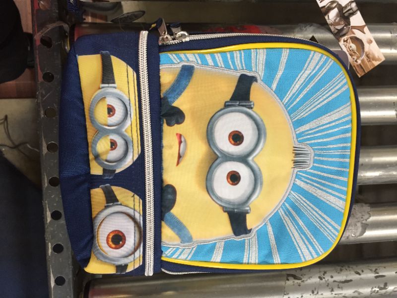 Photo 2 of 2 Pack Minions More Than A Minion Kids' Dual Compartment Lunch Bag 