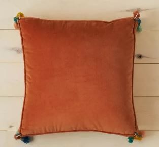 Photo 1 of 2 Pack Oversized Solid Velvet Square Floor Pillow with Tassels - Opalhouse™ designed with Jungalow™