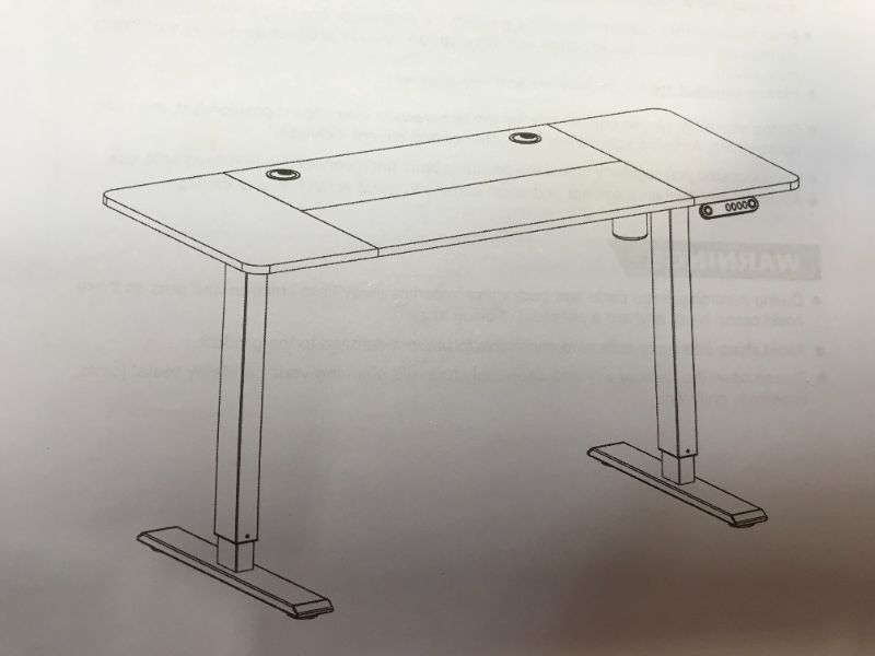 Photo 1 of Vintage Brown and Black Height Adjustable Standing Desk 