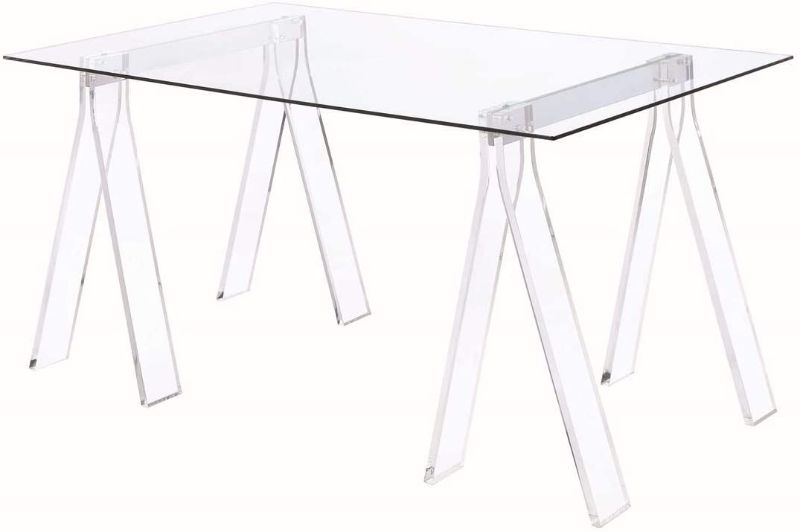 Photo 1 of Coaster Home Furnishings Coaster Amaturo Contemporary Writing Desk, BOX 1 AND 2 