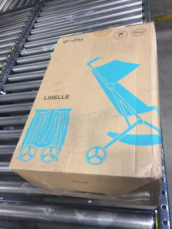 Photo 1 of Damaged Cybex Libelle Stroller UltraLightweight Stroller Small Fold Stroller Hand Luggage Compliant Compact Stroller Fits Car Seats Sold Separately Infants 6 Months+, Deep Black