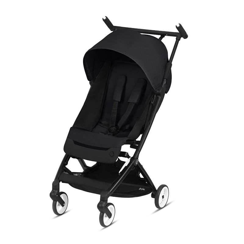Photo 1 of Damaged Cybex Libelle Stroller UltraLightweight Stroller Small Fold Stroller Hand Luggage Compliant Compact Stroller Fits Car Seats Sold Separately Infants 6 Months+, Deep Black