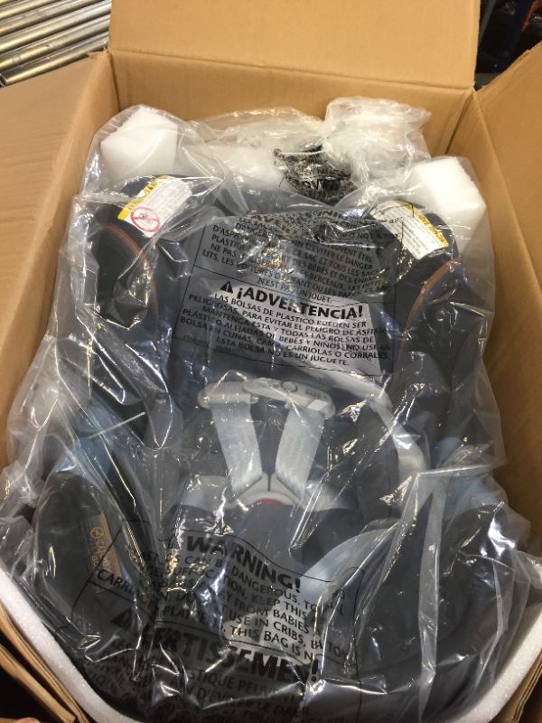 Photo 1 of CYBEX Aton M Infant Car Seat with SensorSafe, Real-Time Mobile App Safety Alerts, Removable Newborn Insert, Includes SafeLock Car Seat Base with Latch System, Pepper Black