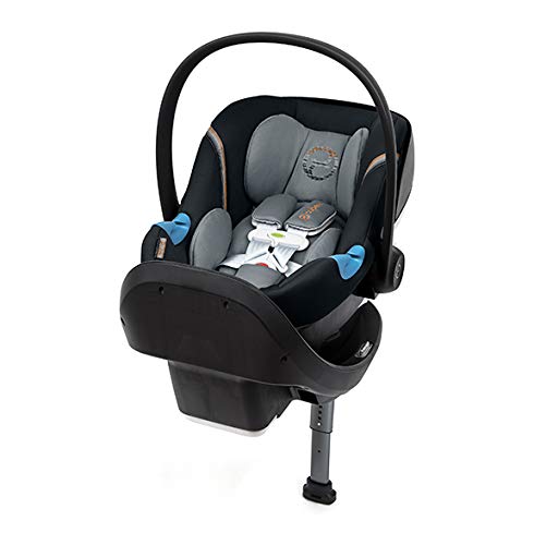 Photo 1 of CYBEX Aton M Infant Car Seat with SensorSafe, Real-Time Mobile App Safety Alerts, Removable Newborn Insert, Includes SafeLock Car Seat Base with Latch System, Pepper Black