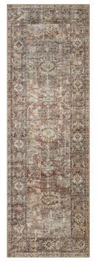 Photo 1 of Amber Lewis x Loloi Georgie 2'6" x 12' Bordeaux and Antique Runner