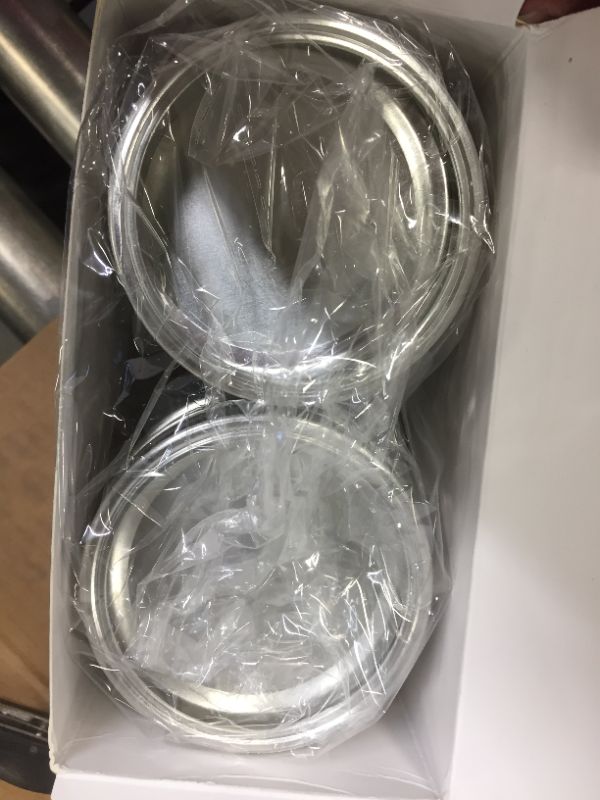 Photo 1 of 24 Pack Canning Jar Lids and Bands for Regular Mouth Mason Jars