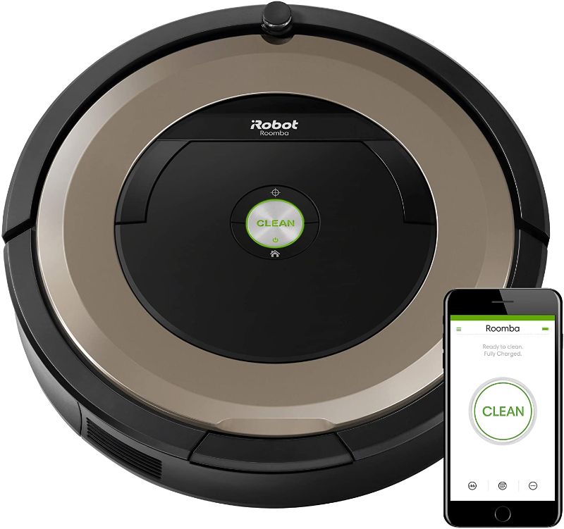 Photo 1 of iRobot Roomba 891 Robot Vacuum- Wi-Fi Connected, Works with Alexa, Ideal for Pet Hair, Carpets, Hard Floors

//MINOR DAMAGE WITH SCUFFS 
