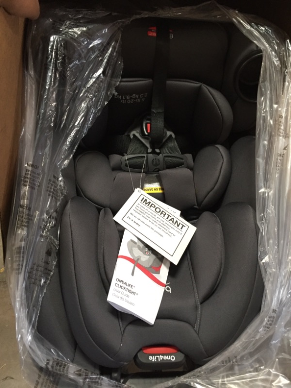 Photo 2 of Britax One4Life ClickTight All-in-One Car Seat – 10 Years of Use – Infant, Convertible, Booster – 5 to 120 Pounds, Cool Flow Moisture Wicking Fa
