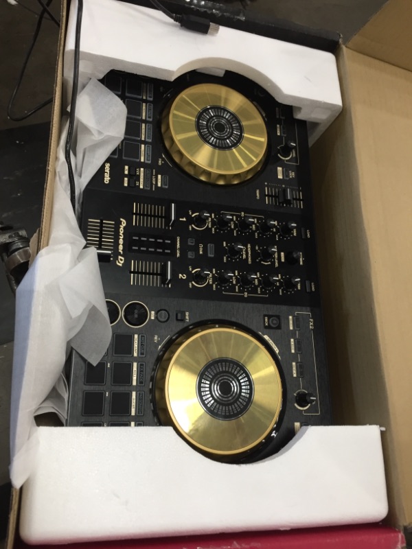 Photo 2 of Pioneer DJ DDJ-SB3-N 2-deck Serato DJ Controller - Gold
