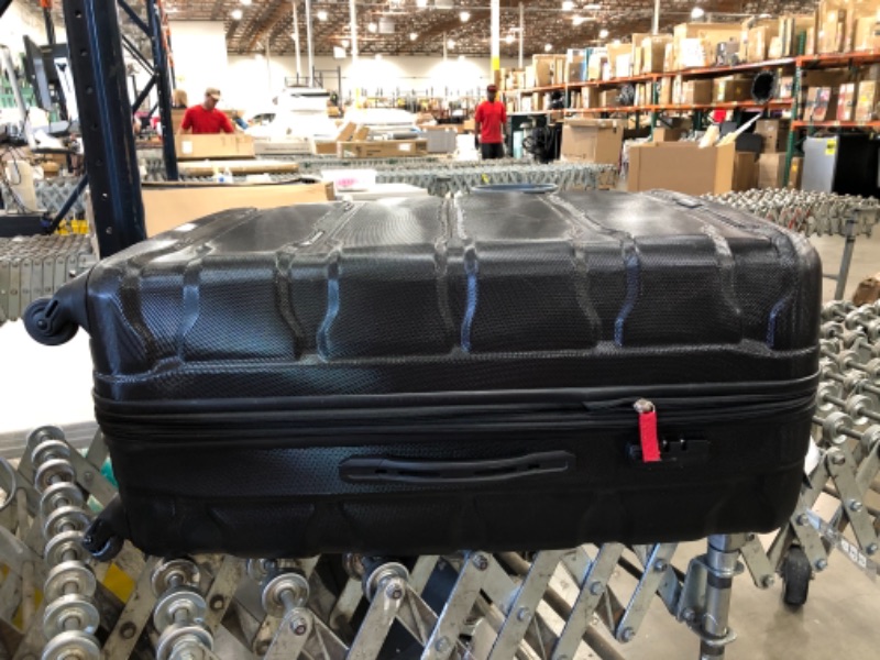 Photo 4 of Samsonite Omni PC Hardside Expandable Luggage with Spinner Wheels 28"
AS IS USED, MINOR COSMETIC WEAR FROM PREVIOUS USE, DAMAGED WHEEL, WILL NEED TO REPLACE, PLEASER REFER TO PHOTOS 