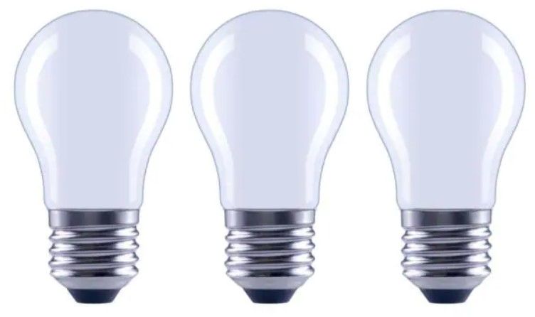Photo 1 of 100-Watt Equivalent A15 Dimmable Appliance Fan Frosted Glass Filament LED Vintage Edison Light Bulb Soft White (3-Pack)
2 box bundle
