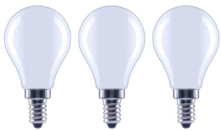 Photo 1 of 60-Watt Equivalent A15 Dimmable Appliance Fan Frosted Glass Filament LED Vintage Edison Light Bulb Soft White (3-Pack)
4 pack box