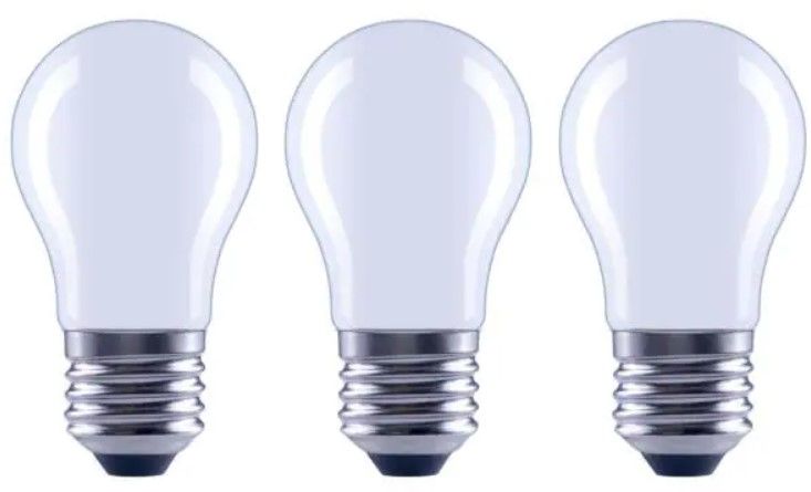 Photo 1 of 100-Watt Equivalent A15 Dimmable Appliance Fan Frosted Glass Filament LED Vintage Edison Light Bulb Bright White (3-Pack)
2 pack bundle