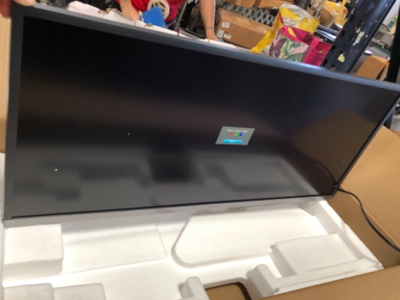 Photo 1 of SAMSUNG 34" Class Flat 3,440 x 1,440 Ultra HD - LS34J550WQNXZA