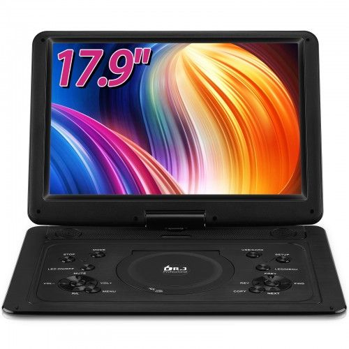 Photo 1 of DR. Region Free Portable DVD Player with 6 Hours Rechargeable Battery, Large 15.4“ Screen DVD Player
