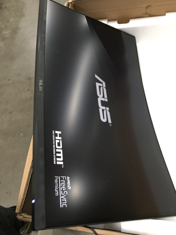 Photo 2 of ASUS TUF Gaming 23.6" 1080P Curved Monitor (VG24VQE) - Full HD, 165Hz, 1ms, Extreme Low Motion Blur, Adaptive-Sync, FreeSync Premium, Shadow Boost, VESA Mountable, DisplayPort, HDMI
