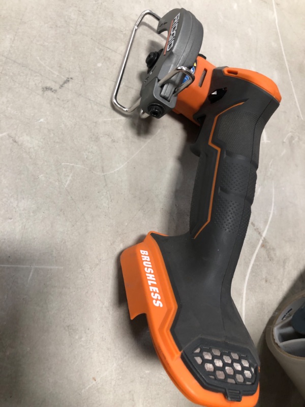 Photo 1 of 18-Volt SubCompact Lithium-Ion Cordless Brushless 3 in. Multi-Material Saw (Tool Only) with (3) Cutting Wheels
