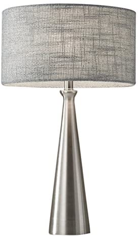 Photo 1 of Adesso 1517-22 Linda 21.5" Table Lamp, Steel, Smart Outlet Compatible
AS IS USED, NECK WHERE LIGHT BULB INSERTS IS LOOSE, COSMETIC DAMAGE PLEASE SEE PHOTOS 