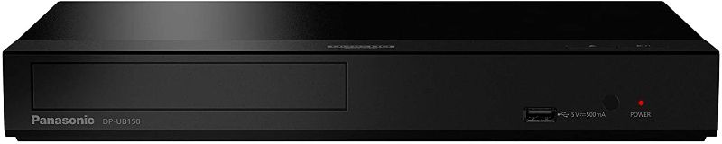 Photo 1 of Panasonic 4K Blu Ray Player, Ultra HD Premium Video Playback and Hi-Res Audio - DP-UB150-K (Black)
AS IS USED