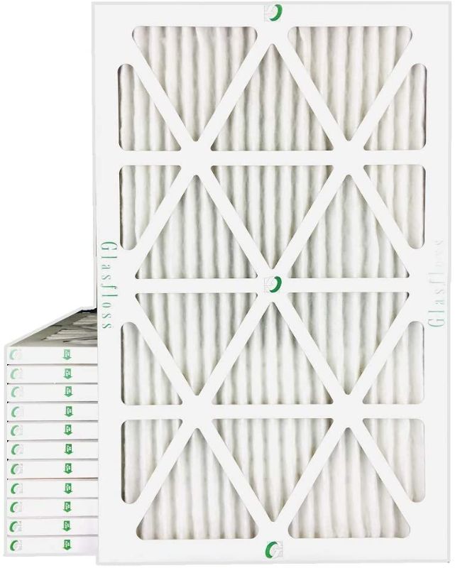 Photo 1 of 16x25x1 Merv 8 Pleated AC Furnace Air Filters. 12 PACK ( Actual Size: 15-1/2 x 24-1/2 x 7/8 )
ONE OF ELEVEN DAMAGED PLEASE SEE PHOTOS 