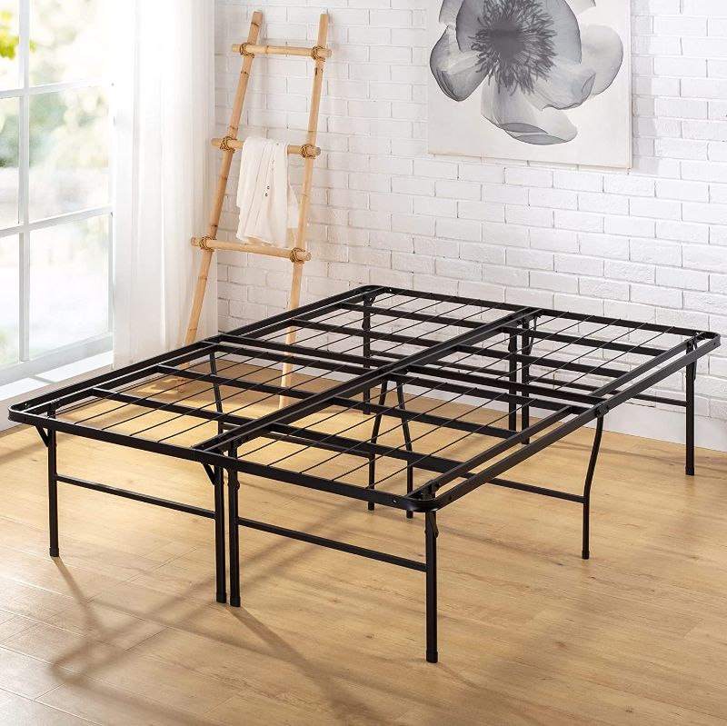 Photo 1 of ZINUS SmartBase Heavy Duty Mattress Foundation / 18 Inch Metal Platform Bed Frame / No Box Spring Needed / Sturdy Steel Frame / Underbed Storage, King
