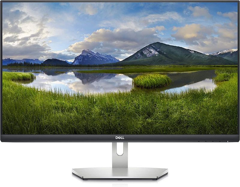 Photo 1 of Dell S2721D 27 Inch 1440p QHD, IPS Ultra-Thin Bezel Monitor, AMD FreeSync, HDMI, DisplayPort, Built in Speakers, VESA Certified, Silver
