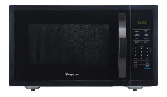 Photo 1 of 1.6 cu. ft. Countertop Microwave in Black with Gray Cavity
