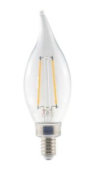 Photo 1 of 40-Watt Equivalent BA11 Non-Dimmable Clear Glass Filament Vintage Edison LED Light Bulb Soft White
2 box bundle