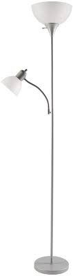 Photo 1 of 71.5 in. Silver Mother/Daughter Floor Lamp

