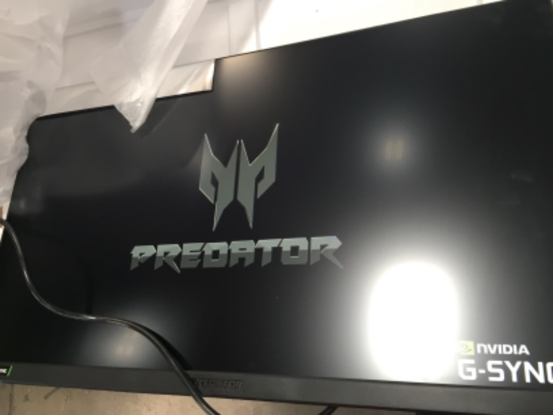 Photo 2 of Acer Predator XB273 Xbmiprzx 27" FHD (1920 x 1080) IPS NVIDIA G-SYNC Gaming Monitor with Up to 0.1ms (G to G), 240Hz, 99% sRGB (1 x Display Port & 1 x HDMI Port), Black
