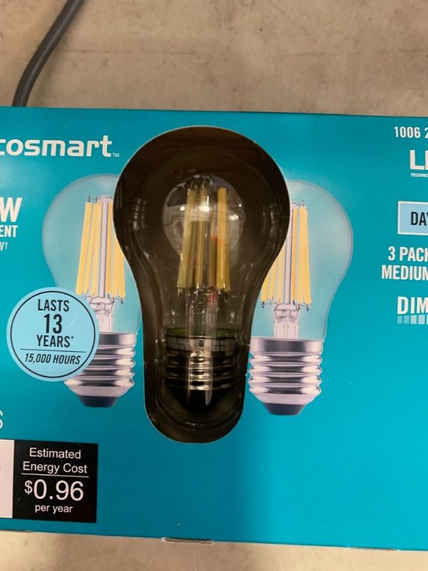 Photo 1 of 100-Watt Equivalent G25 Dimmable Globe Clear Glass Filament LED Vintage Edison Light Bulb Daylight (2 3-Packs)
