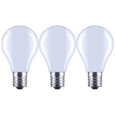 Photo 1 of 100-Watt Equivalent A15 Dimmable Appliance Fan Frosted Glass Filament LED Vintage Edison Light Bulb Daylight (2 3-Packs)
