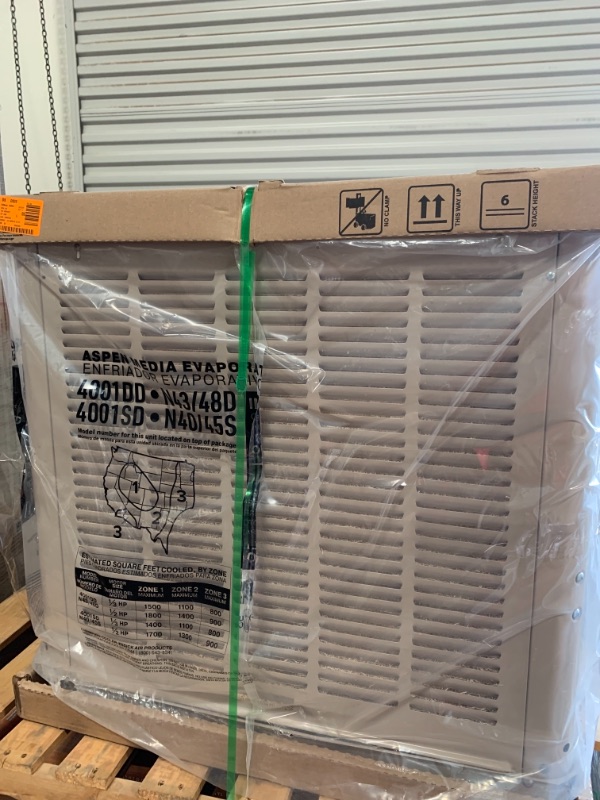 Photo 4 of 4900 CFM Down-Draft Roof Evaporative Cooler for 1800 sq. ft. (Motor Not Included)
