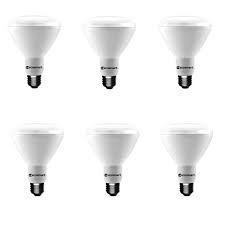 Photo 2 of 65-Watt Equivalent BR30 Dimmable CEC LED Light Bulb Soft White (6-Pack)
