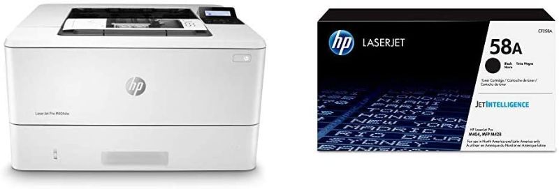 Photo 1 of HP LaserJet Pro M404dw Monochrome Wireless Laser Printer with Double-Sided Printing (W1A56A) with Standard Yield Black Toner Cartridge
TESTED NON FUNCTIONAL - PARTS ONLY 