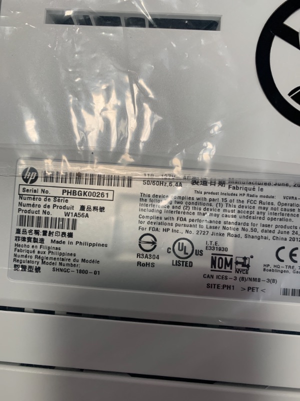 Photo 1 of HP LaserJet Pro M404dw Monochrome Wireless Laser Printer with Double-Sided Printing (W1A56A) with Standard Yield Black Toner Cartridge
TESTED NON FUNCTIONAL - PARTS ONLY 