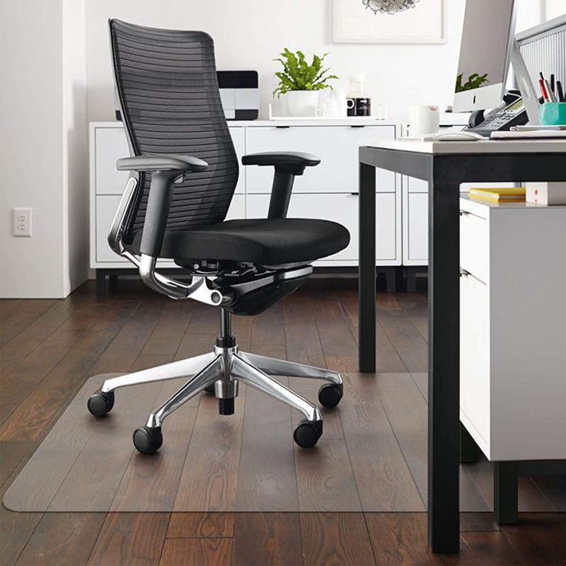 Photo 1 of Azadx Office Chair Mat for Hardwood Floor, Clear Hard Floor Chair Mat for Easy Glide and Protection Under Desk Chair (48" x 78" Rectangle)
