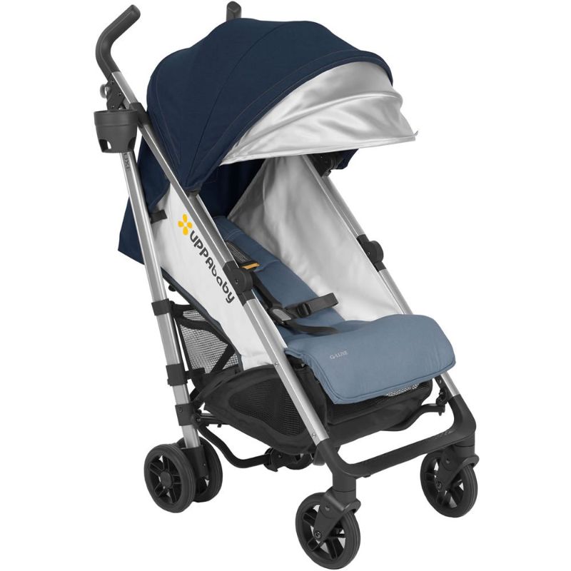 Photo 1 of 2018 UPPAbaby G-Luxe Stroller -Aidan (Denim/Silver), 13x12x45 Inch (Pack of 1)
