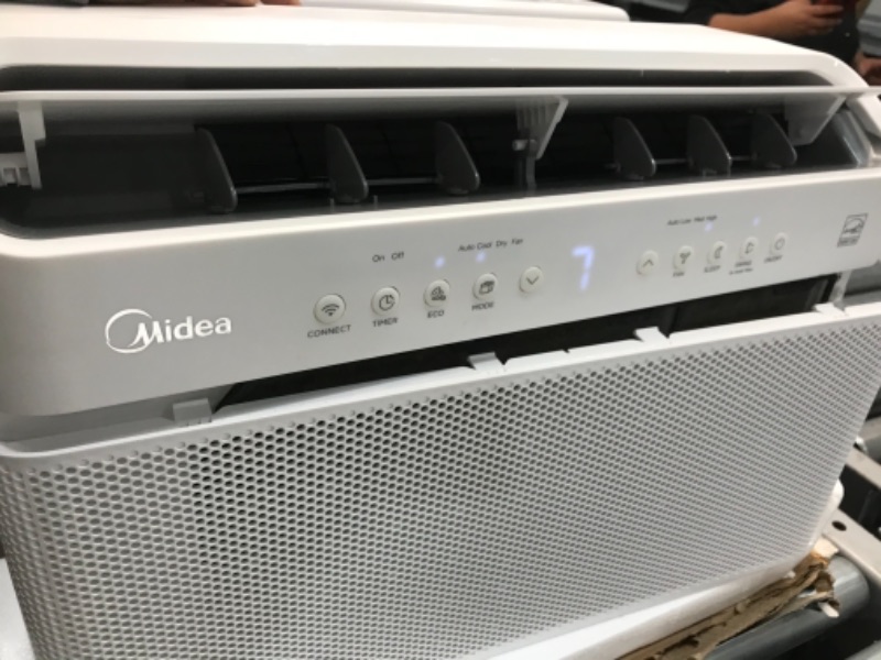 Photo 1 of Midea U Inverter Window Air Conditioner 10,000BTU, U-Shaped AC with Open Window Flexibility, Robust Installation,Extreme Quiet, 35% Energy Saving, Smart Control, Alexa, Remote, Bracket Included
