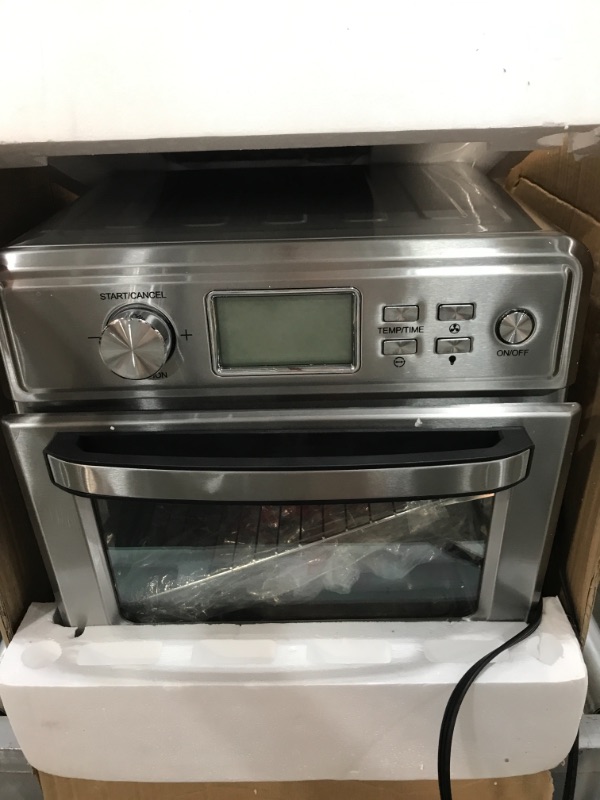 Photo 2 of PARTS ONLY !! Zebbyee 22QT Air Fryer Oven, 16-in-1 Convection Oven, 1700W Toaster Oven, Air Fryer Toaster Oven Combo with Rotisserie Dehydrator, Bake, Toast, Roast Function, 5 Accessories. ETL Certified
