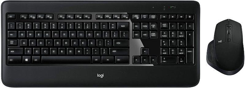 Photo 1 of Logitech MX900 Performance Premium Backlit Keyboard and MX Master Mouse Combo , Black
